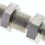 Schott-Schneidringverschraubung 6 S (M14x1,5), ohne Mutter & Schneidring, Stahl verzinkt