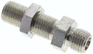 Schott-Schneidringverschraubung 6 S (M14x1,5), ohne Mutter & Schneidring, Stahl verzinkt
