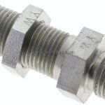 Schott-Schneidringverschraubung 8 S (M16x1,5), ohne Mutter & Schneidring, Stahl verzinkt