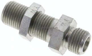 Schott-Schneidringverschraubung 8 S (M16x1,5), ohne Mutter & Schneidring, Stahl verzinkt