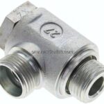 Winkel-Schwenkverschraubung G 1/2"-15 L (M22x1,5), ohne Mutter & Schneidring, Stahl verzinkt
