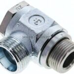 Winkel-Schwenkverschraubung G 3/4"-20 S (M30x2), ohne Mutter & Schneidring, Stahl verzinkt