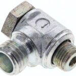 Winkel-Schwenkverschraubung G 1/8"-6 L (M12x1,5), ohne Mutter & Schneidring, Stahl verzinkt