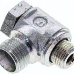 Winkel-Schwenkverschraubung G 1/8"-8 LL (M12x1), ohne Mutter & Schneidring, Stahl verzinkt