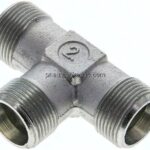 T-Schneidringverschraubung 16 S (M24x1,5), ohne Mutter & Schneidring, Stahl verzinkt