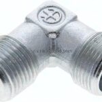 Winkel-Schneidringverschraub. NPT 1/2"-14 S (M22x1,5), ohne Mutter & Schneidring, Stahl verzinkt