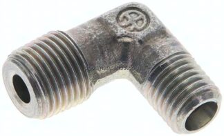 Winkel-Schneidringverschraub. R 1/8"-4 LL (M8x1), ohne Mutter & Schneidring, Stahl verzinkt