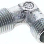 Winkel-Schneidringverschraub. R 1/8"-6 LL (M10x1), ohne Mutter & Schneidring, Stahl verzinkt