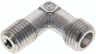 Winkel-Schneidringverschraub. M 12x1,5 (konisch)-6 S (M14x1,5), ohne Mutter & Schneidring, Stahl ver