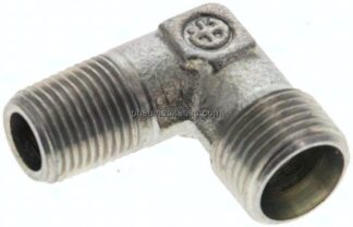 Winkel-Schneidringverschraub. R 1/8"-8 LL (M12x1), ohne Mutter & Schneidring, Stahl verzinkt