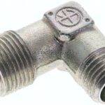 Winkel-Schneidringverschraub. R 3/8"-8 L (M14x1,5), ohne Mutter & Schneidring, Stahl verzinkt