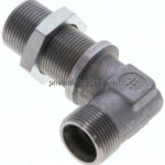 Winkel-Schott-Schneidringverschr. 16 S (M24x1,5), ohne Mutter & Schneidring, Stahl verzinkt