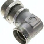 Winkel-Schott-Schneidringverschr. 35 L (M45x2), ohne Mutter & Schneidring, Stahl verzinkt