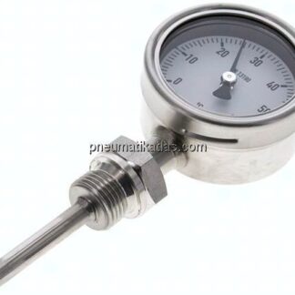 Bimetallthermometer, senkrecht D63/0 bis +60°C/63mm