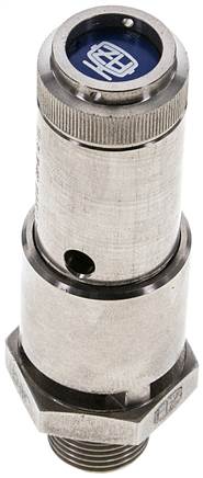 TÜV-Sicherheitsventil G 3/8" (DN10), 0,80 bar, 1.4571