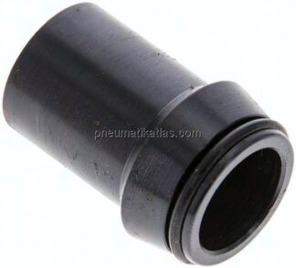 Anschweißnippel 22 x 2,5mm, Stahl phosphatiert