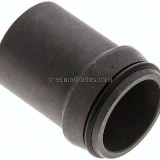 Anschweißnippel 28 x 2,5mm, Stahl phosphatiert