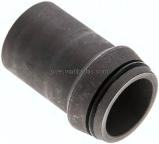 Anschweißnippel 30 x 3mm, Stahl phosphatiert