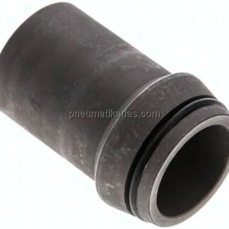 Anschweißnippel 30 x 3mm, Stahl phosphatiert