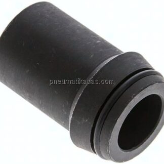 Anschweißnippel 30 x 5mm, Stahl phosphatiert