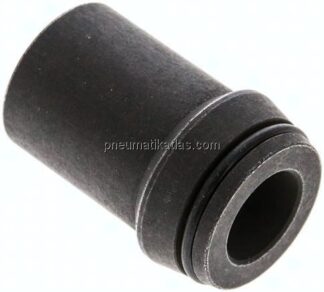 Anschweißnippel 30 x 6mm, Stahl phosphatiert
