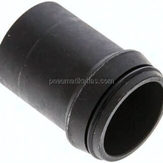 Anschweißnippel 38 x 3mm, Stahl phosphatiert