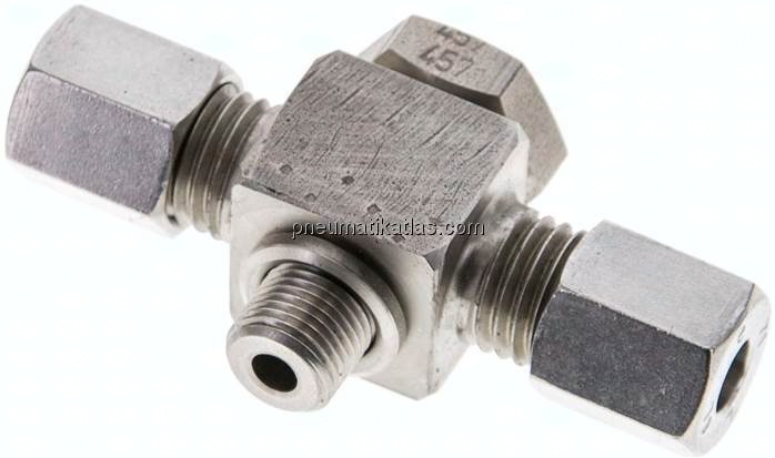 T-Schwenkverschraubung G 1/8"-6 L (M12x1,5), 1.4571