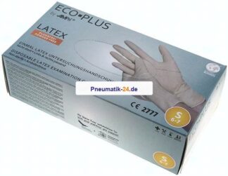 Latex-Einmalhandschuhe, puderfrei, natur, S, 100er Box