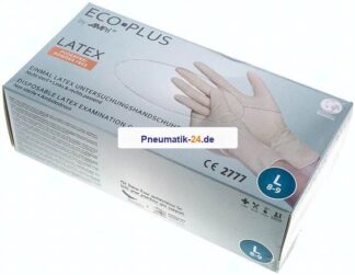 Latex-Einmalhandschuhe, puderfrei, natur, L, 100er Box