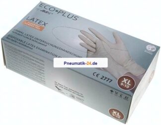 Latex-Einmalhandschuhe, puderfrei, natur, XL, 100er Box