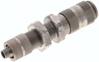 Schott-Kupplungsdose (NW2,7) 6x4mm Schlauch, 1.4404