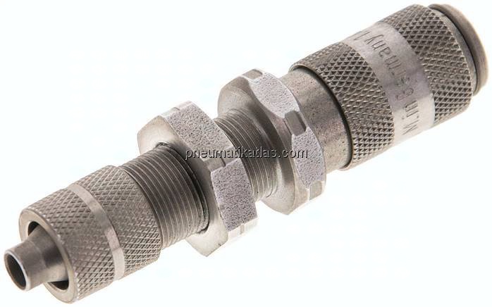 Schott-Kupplungsdose (NW2,7) 6x4mm Schlauch, 1.4404