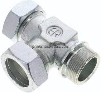 LE-Schneidringverschraubung G 1-1/2"-42 L (M52x2), Stahl verzinkt