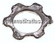 Zahnscheibe DIN 6797A, außengezahnt, 3,2mm (M 3), Edelstahl A2