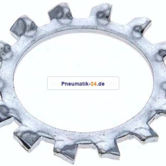 Zahnscheibe DIN 6797A, außengezahnt, 25mm (M 24), Stahl verzinkt
