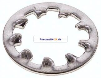Zahnscheibe DIN 6797J, innengezahnt, 10,5mm (M 10), Edelstahl A2