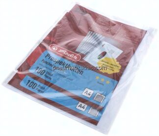 HERLITZ Prospekthüllen, Standard (55 µm), 100er Pack