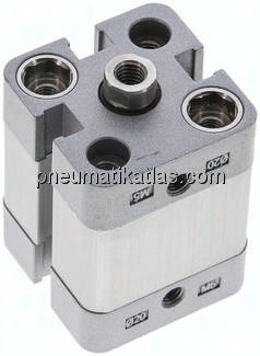ISO 21287-Zylinder, einfachw., Kolben 20mm, Hub 10mm