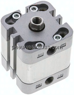 ISO 21287-Zylinder, einfachw., Kolben 32mm, Hub 10mm