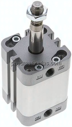 ISO 21287-Zylinder, einfachw., Kolben 32mm, Hub 25mm