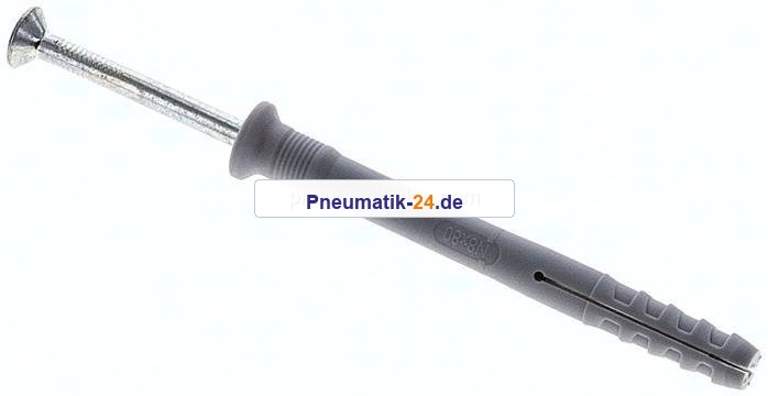 FISCHER Nageldübel 8x80, 100er Pack, Standard (Senkkopf)