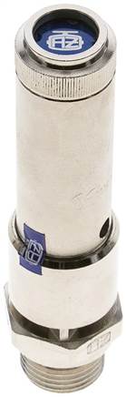 TÜV-Sicherheitsventil G 1/2" (DN10), 17,00 bar, Messing vernickelt