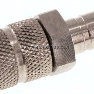 Kupplungsstecker (NW2,7) 4,3x3mm Schlauch, 1.4404