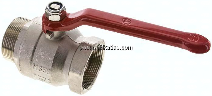 Messing-Kugelhahn, Eco-Line, R 2" / Rp 2", 0 - 25bar