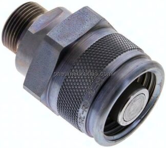 Hydraulik-Rohrleitungskupplung, Stecker Baugr.2, 15 L (M22x1,5)