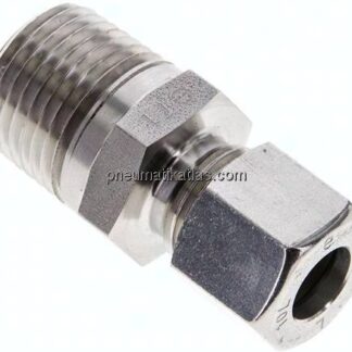 Gerade Schneidringverschr. NPT 1/2"-10 L (M16x1,5), 1.4571