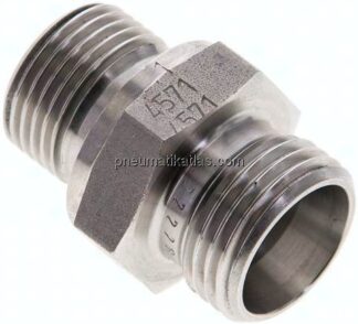 Gerade Schneidringverschr. G 3/8"-12 L (M18x1,5), ohne Mutter & Schneidring, 1.4571