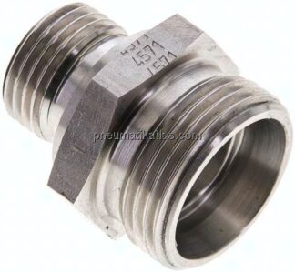 Gerade Schneidringverschr. G 1/2"-22 L (M30x2), ohne Mutter & Schneidring, 1.4571