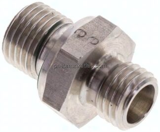 Gerade Schneidringverschr. G 1/4"-6 L (M12x1,5), ohne Mutter & Schneidring, 1.4571