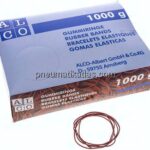 Gummiringe, rot, Ø 65 mm, 1000 g im Karton